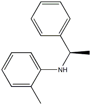 Benzenemethanamine, alpha-methyl-N-(2-methylphenyl)-, rel-(-)- (9CI) Structural