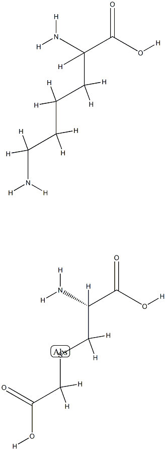 DL-lysine, compound with S-(carboxymethyl)-L-cysteine (1:1) Structural
