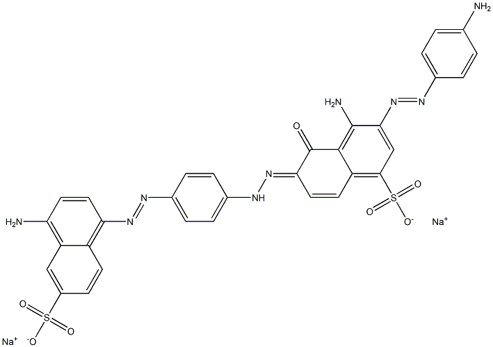 disodium 4-amino-3-[(4-aminophenyl)azo]-6-[[4-[[4-amino-6(or 7)-sulphonatonaphthyl]azo]phenyl]azo]-5-hydroxynaphthalene-1-sulphonate  