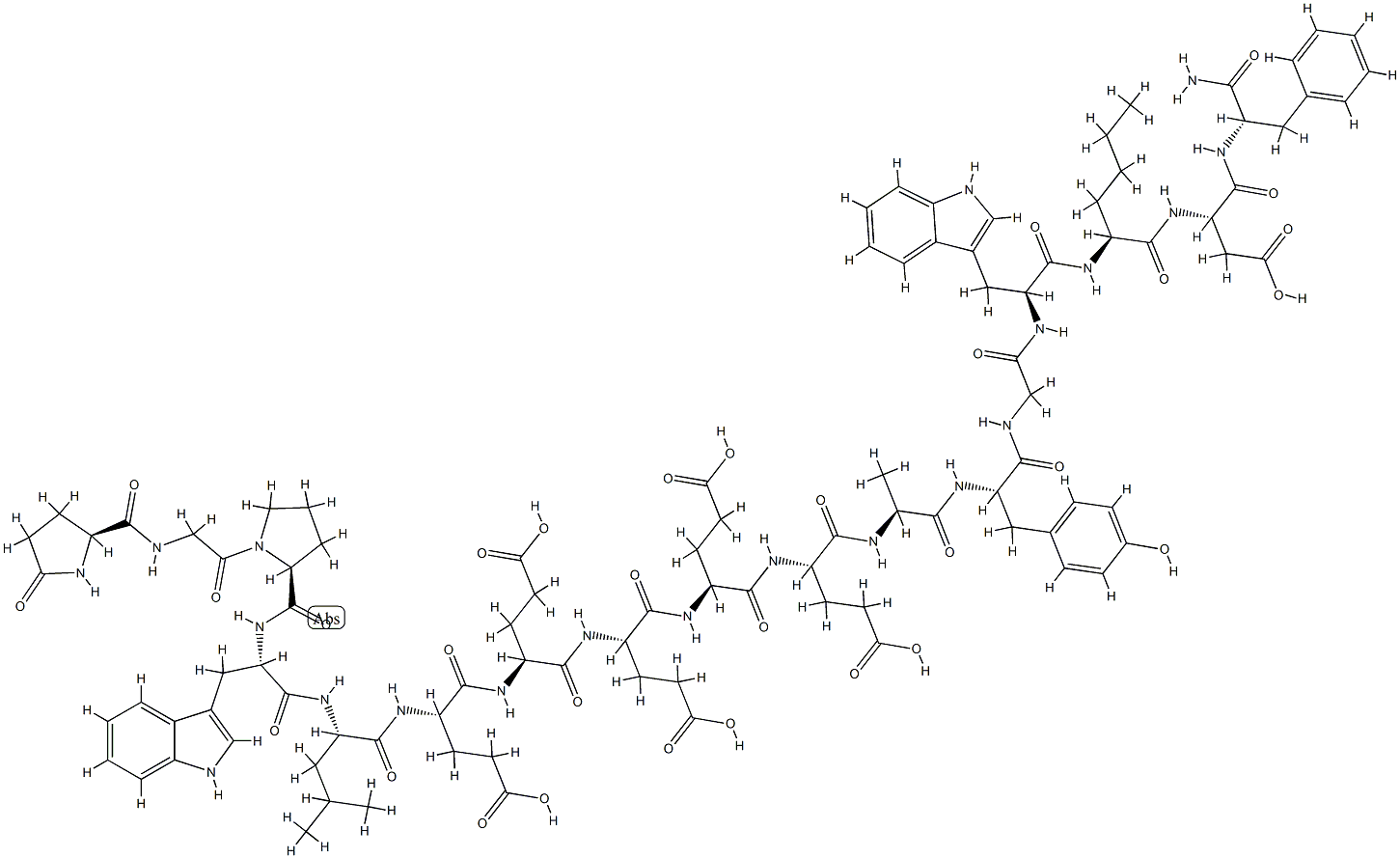 gastrin heptadecapeptide, Nle(15)- Structural