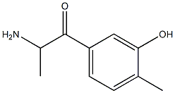 Propiophenone,  -alpha--amino-3-hydroxy-4-methyl-,  -HCl  (3CI) Structural