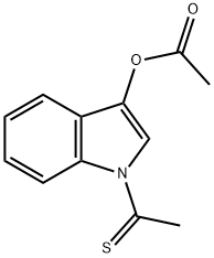 Indoxyl,  1-acetylthio-,  acetate  (3CI) Structural