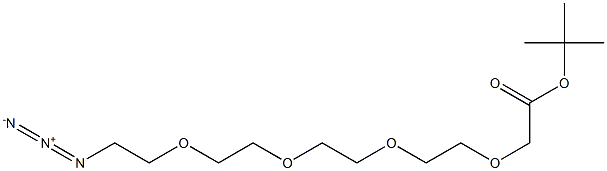 Azido-PEG4-t-butyl acetate Structural