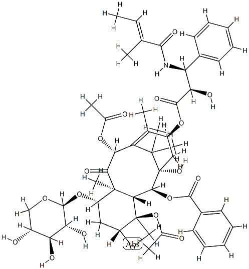 XYLOTAXOL B, 7-(P) Structural