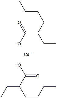 Hexanoic acid, 2-ethyl-, cadmium salt, basic Structural