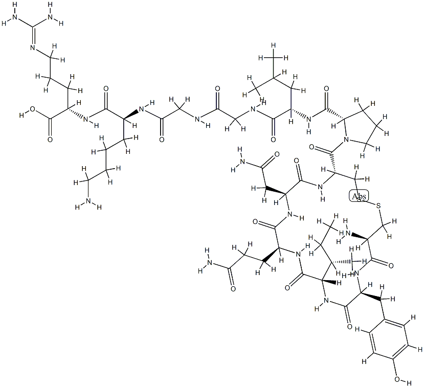 oxytocin, Gly-Lys-Arg- Structural