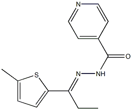 Isonicotinylhydrazone de la 5-methyl-2-propiothienone [French] Structural