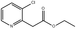 ethyl 2-(3-chloropyridin-2-yl)acetate Structural