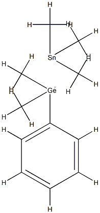 dimethyl-phenyl-germanium, trimethyltin Structural