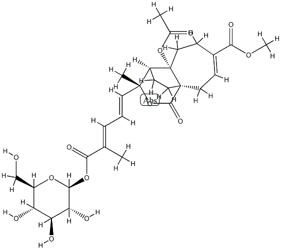 Pseudolaric acid B-glucopyranoside Structural