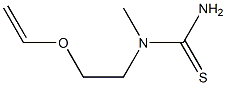 Urea,  1-methyl-2-thio-1-(2-vinyloxyethyl)-  (6CI) Structural