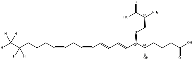 Leukotriene E4-d5 Structural