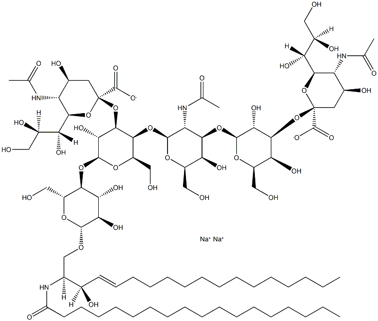 GANGLIOSIDE GD1A DISODIUM SALT Structural