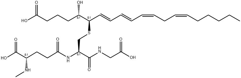 N-Methylleukotriene C4 Structural