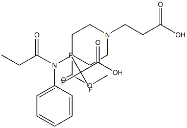 Remifentanil Acid (trifluoroacetate salt) Structural