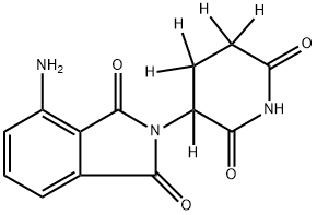 Pomalidomide-d5 Structural