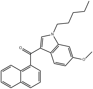 JWH 018 6-methoxyindole analog Structural