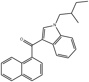 JWH 018 N-(2-methylbutyl) isomer Structural