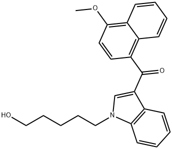 JWH-081 N-(5-Hydroxypentyl) Structural