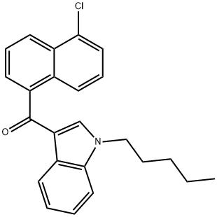 JWH 398 5-chloronaphthyl isomer Structural