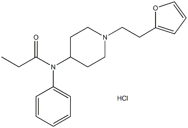 Furanylethyl fentanyl (hydrochloride) Structural