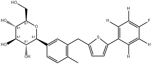 Canagliflozin D4 Structural