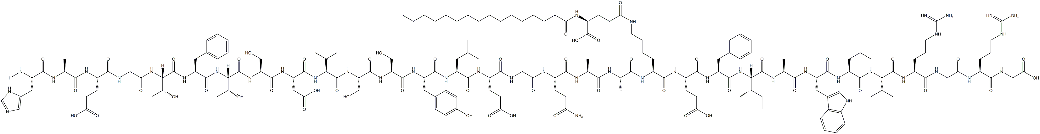 Liraglutide Structural Picture