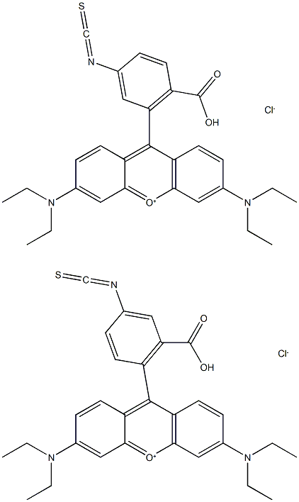 Rhodamine B isothiocyanate (mixed isomers) Structural