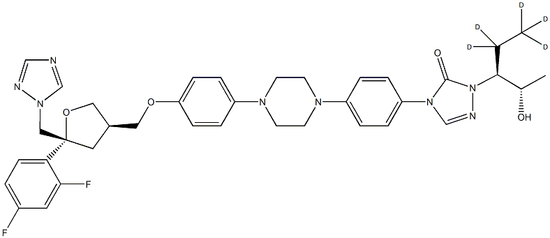 Posaconazole-d5 Structural