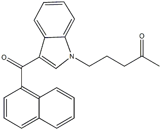 JWH 018 N-(4-oxo-pentyl) metabolite Structural