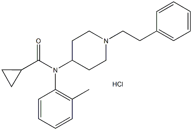 ortho-methyl Cyclopropyl fentanyl (hydrochloride) Structural
