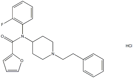 ortho-fluoro Furanyl fentanyl (hydrochloride) Structural