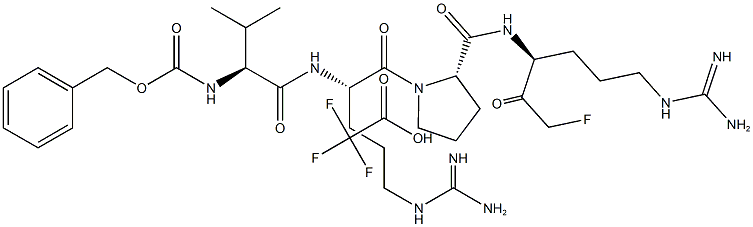 Z-VRPR-FMK (trifluoroacetate salt) Structural