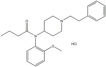 ortho-methoxy Butyryl fentanyl (hydrochloride) Structural