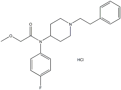 para-fluoro Methoxyacetyl fentanyl (hydrochloride) Structural