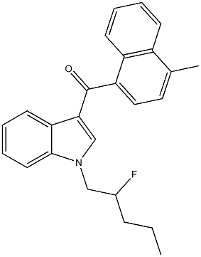 MAM2201 N-(2-fluoropentyl) isomer Structural