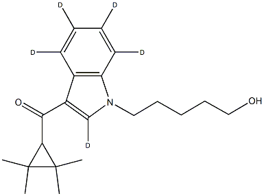 UR-144 N-(5-hydroxypentyl) metabolite-d5 Structural