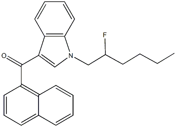 JWH 019 N-(2-fluorohexyl) isomer Structural