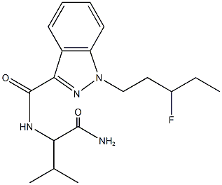 AB-PINACA N-(3-fluoropentyl) isomer Structural