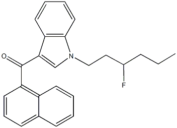 JWH 019 N-(3-fluorohexyl) isomer Structural