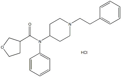Tetrahydrofuran fentanyl 3-tetrahydrofurancarboxamide (hydrochloride) Structural