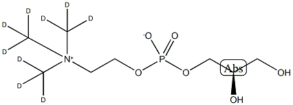 sn-glycero-3-Phosphocholine-d9 Structural