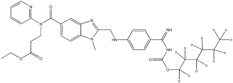 Dabigatran etexilate-d13 Structural