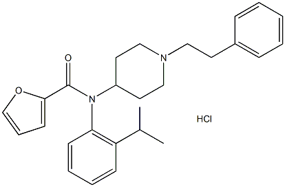 ortho-isopropyl Furanyl fentanyl (hydrochloride) Structural