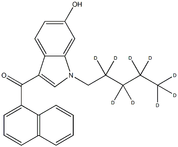 JWH 018 6-hydroxyindole metabolite-d9 Structural