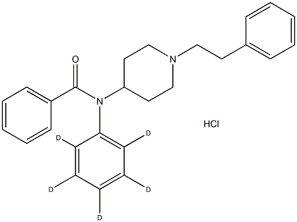 Phenyl fentanyl-d5 (hydrochloride) Structural
