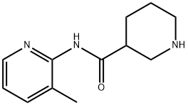 N-(3-methylpyridin-2-yl)piperidine-3-carboxamide Structural