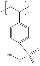 Poly(sodium 4-styrenesulfonate) Structural