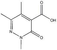 2,5,6-TRIMETHYL-3-OXO-2,3-DIHYDROPYRIDAZINE-4-CARBOXYLIC ACID Structural