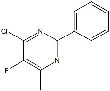 4-CHLORO-5-FLUORO-6-METHYL-2-PHENYLPYRIMIDINE